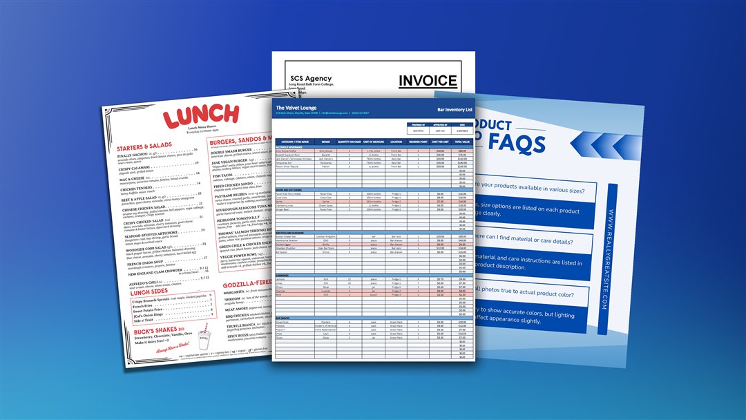 Olias knowledge base — AI that knows your inventory, hours, and pricing